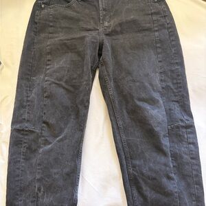 Old Navy High Waisted Barrel Ankle Jeans size 16